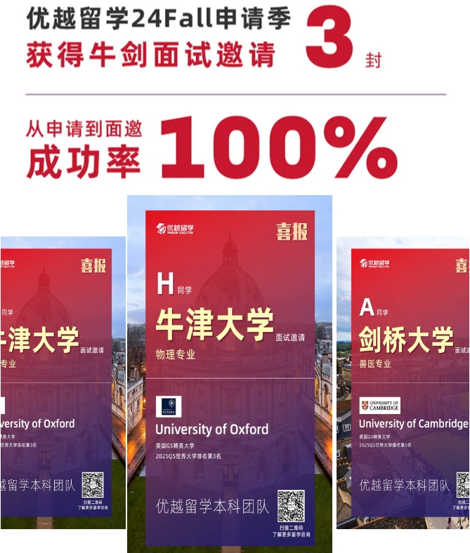 牛津劍橋本科面邀