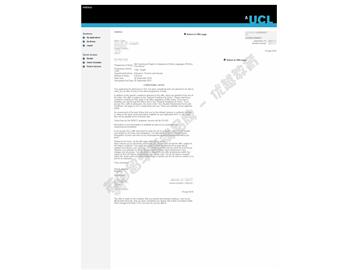 恭喜季同學(xué)獲得倫敦大學(xué)學(xué)院對外英語教學(xué)專業(yè)碩士通知書