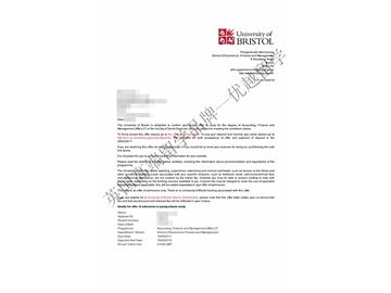 恭喜李同學獲得布里斯托大學會計、金融與管理專業碩士通知書