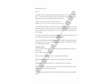 2018offer：恭喜朱同學獲得愛丁堡大學比較公共政策專業(yè)碩士通知書