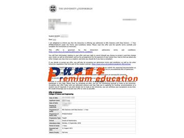 2020offer：恭喜肖同學獲得愛丁堡大學(世界排名：20)數(shù)據(jù)科學統(tǒng)計學專業(yè)碩士通知書